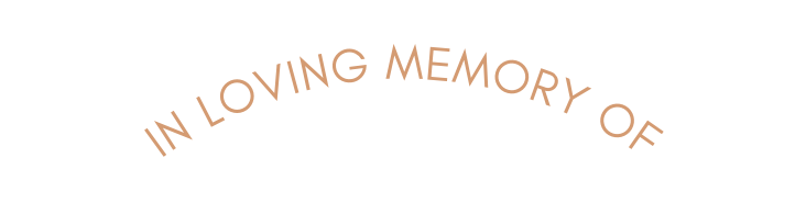 In Loving Memory of